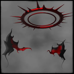 Demon Halo and Wings [ VR-CHAT ]