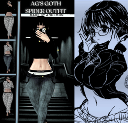 Goth Spider Outfit